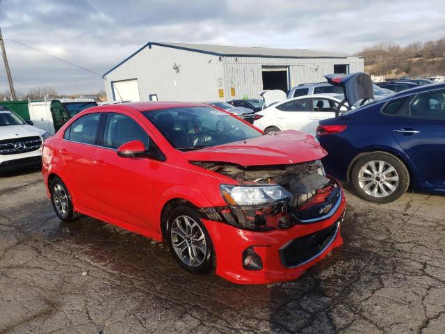  CHEVROLET SONIC 2018 Red