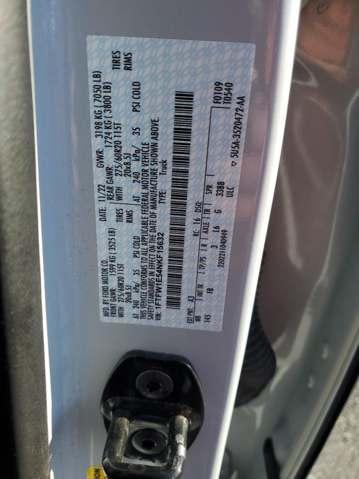 1FTFW1E54NKF15632 2022 FORD F-150 - Image 14