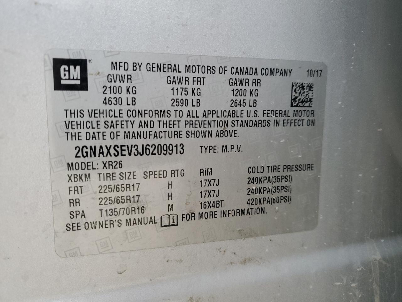 2018 Chevrolet Equinox - Image 13