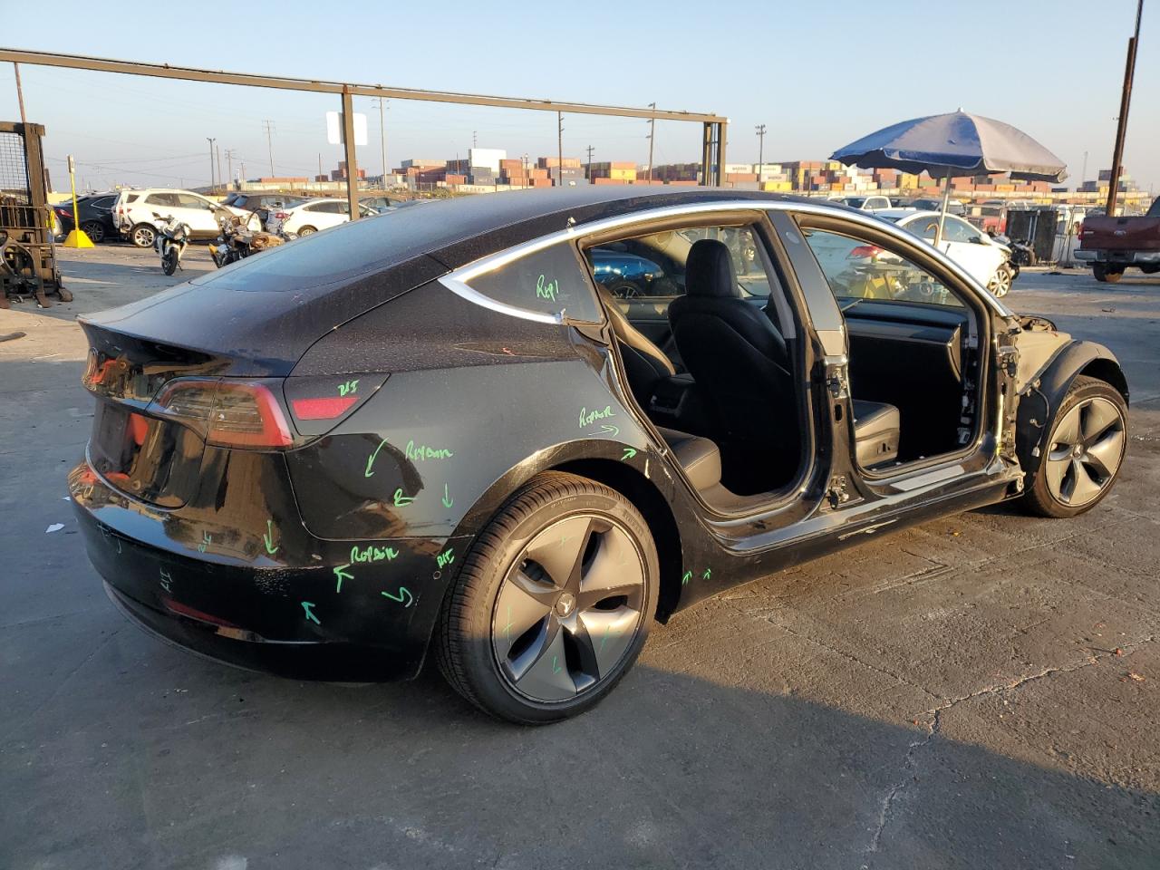 VIN 5YJ3E1EA8KF306096 2019 TESLA MODEL 3 no.3