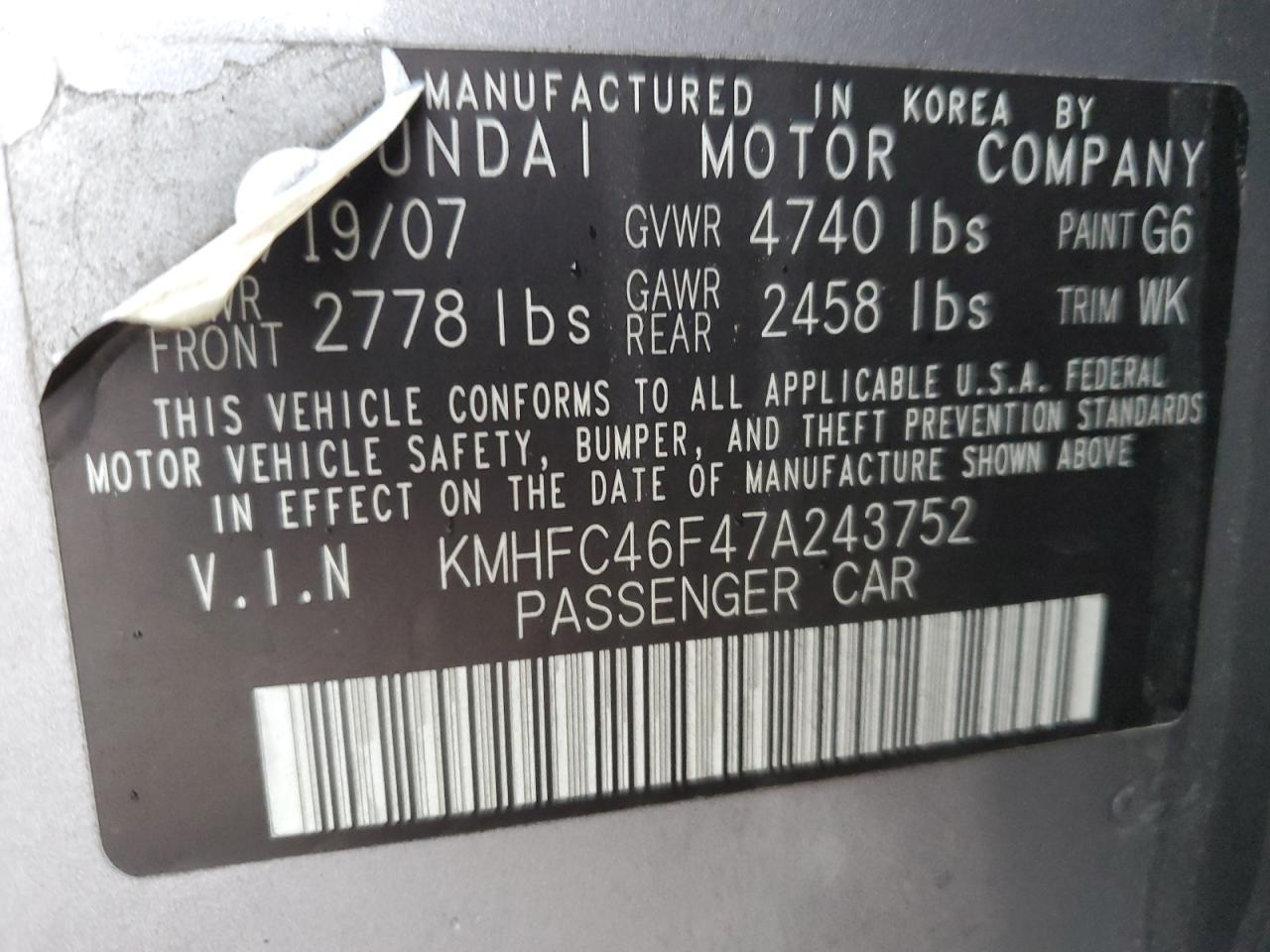 2007 Hyundai Azera - Image 12