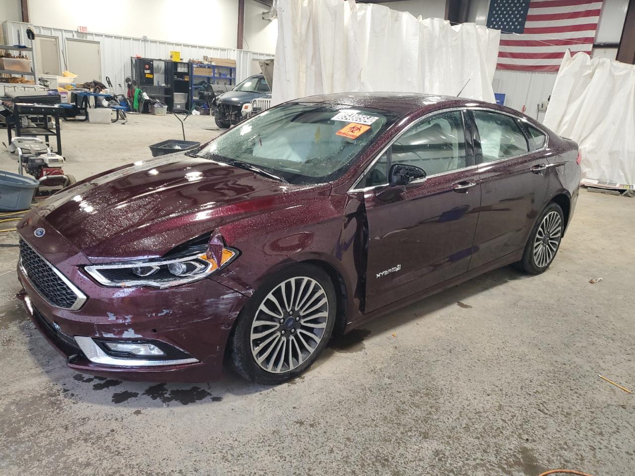 VIN 3FA6P0RU5JR134036 2018 FORD FUSION no.1