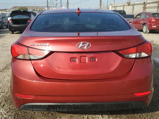  HYUNDAI ELANTRA 2015 Красный