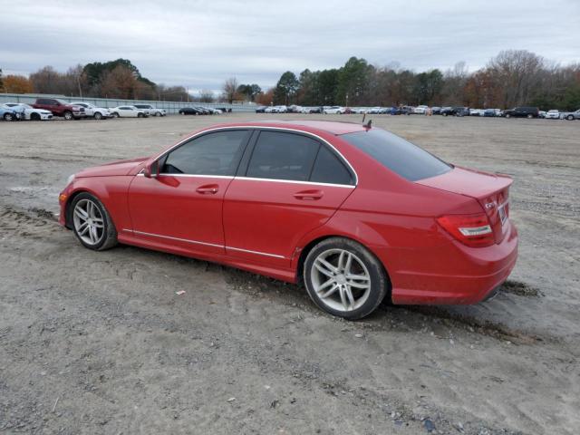  MERCEDES-BENZ C-CLASS 2013 Czerwony