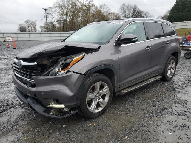  TOYOTA HIGHLANDER 2016 Charcoal