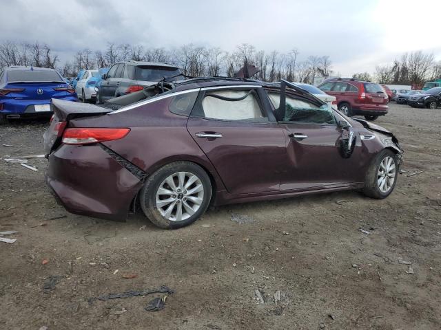  KIA OPTIMA 2016 Maroon