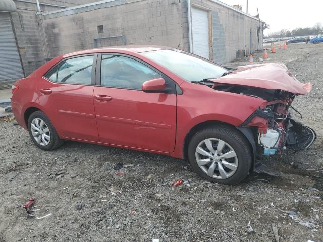  TOYOTA COROLLA 2014 Red