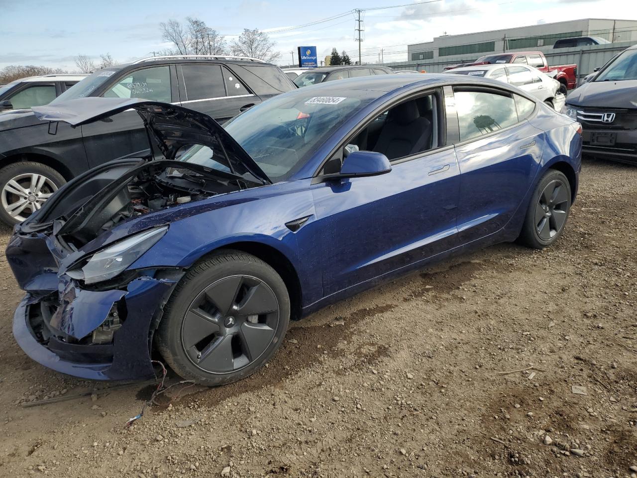 VIN 5YJ3E1EB4PF591508 2023 TESLA MODEL 3 no.1