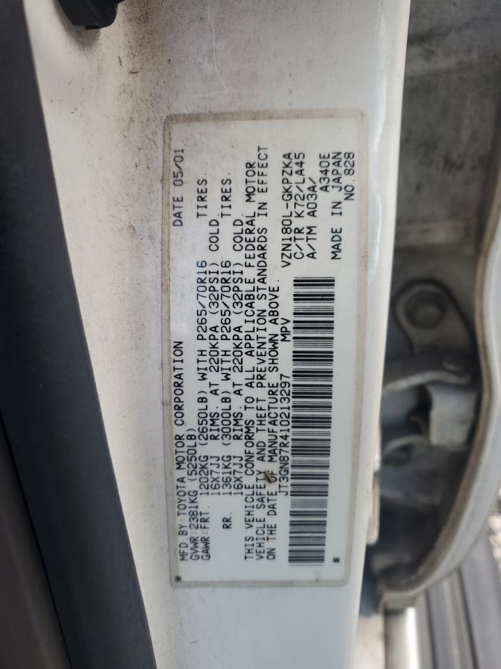 2001 Toyota 4Runner Limited VIN: JT3GN87R410213297 Lot: 85061924
