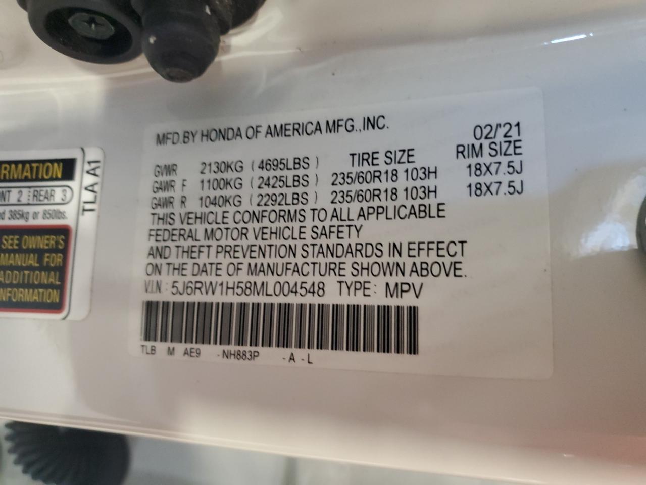2021 Honda CR-V - Image 14