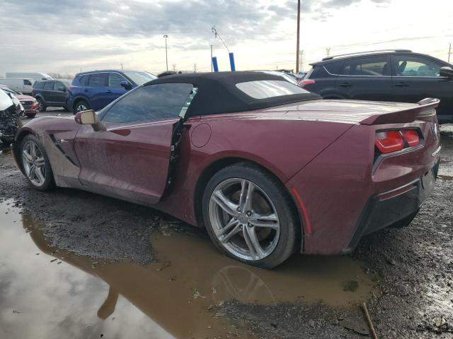 Cabriolets CHEVROLET CORVETTE 2016 Burgundy