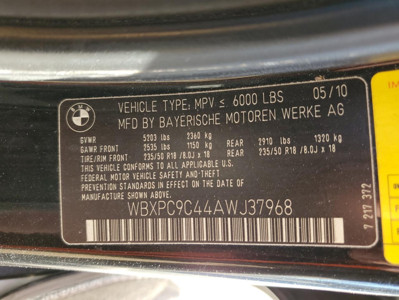 2010 BMW X3 - Image 13