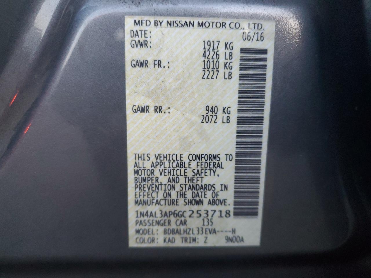 2016 Nissan Altima - Image 14