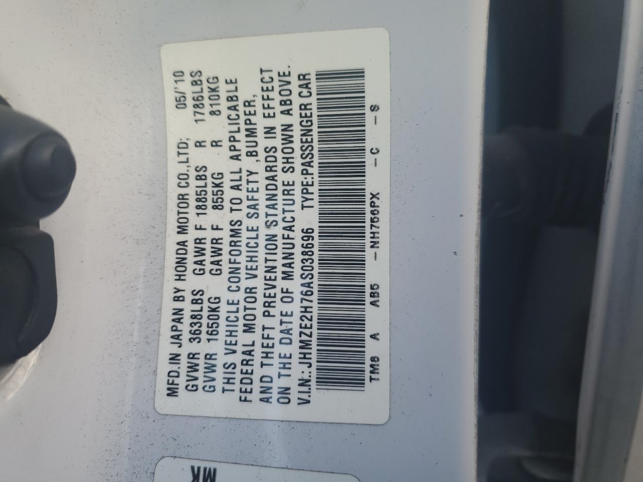 2010 Honda Insight - Image 12