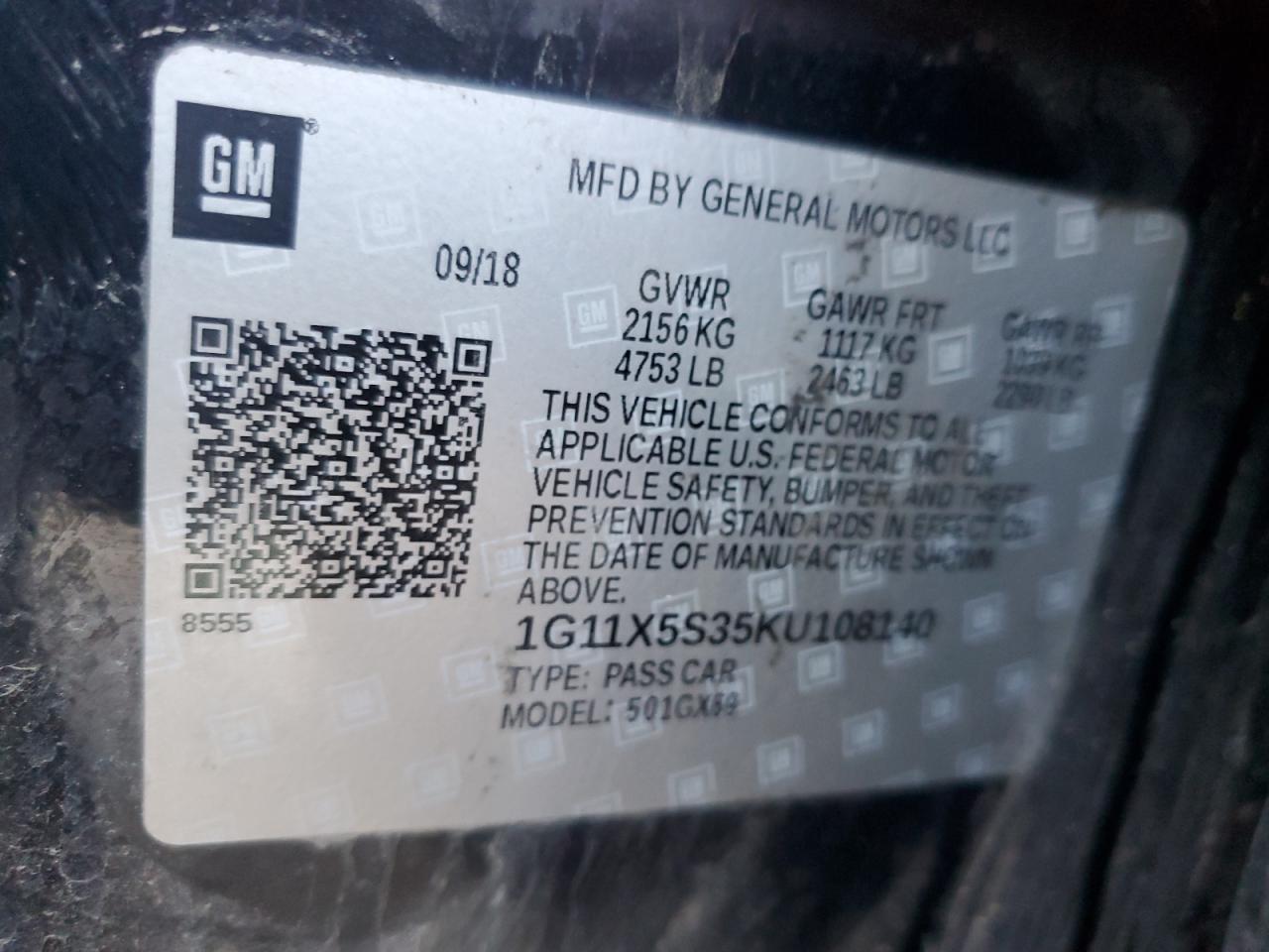 2019 Chevrolet Impala - Image 14