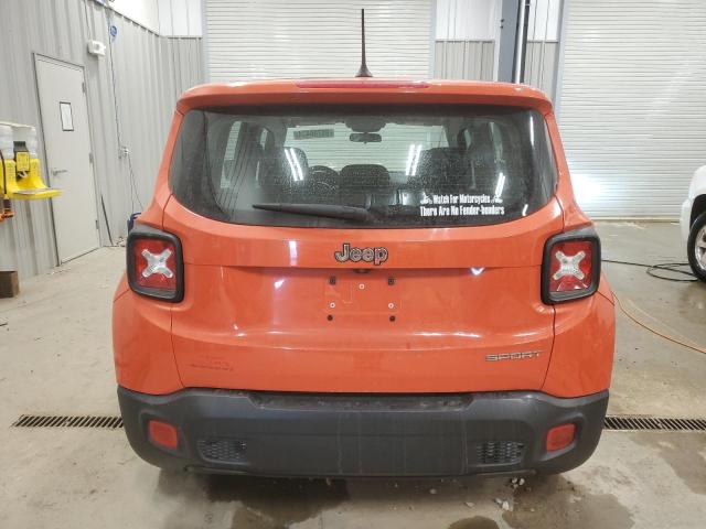 Паркетники JEEP RENEGADE 2016 Оранжевый