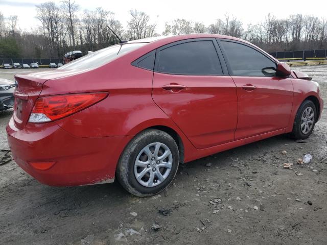  HYUNDAI ACCENT 2014 Czerwony