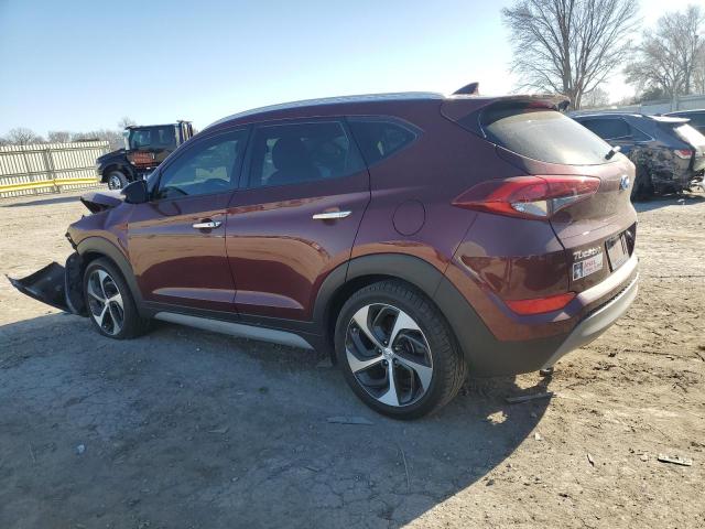  HYUNDAI TUCSON 2017 Czerwony