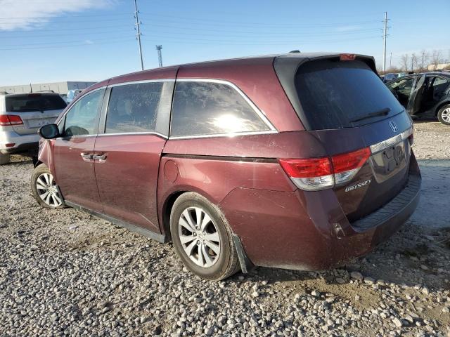  HONDA ODYSSEY 2017 Бургунді