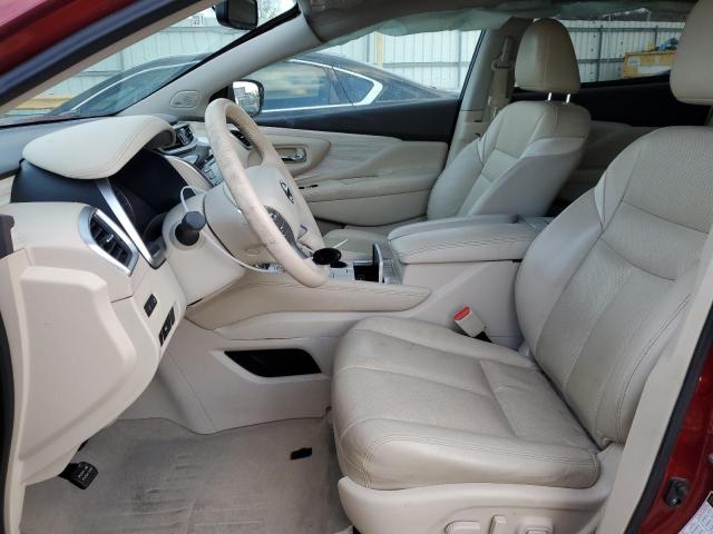  NISSAN MURANO 2015 Czerwony