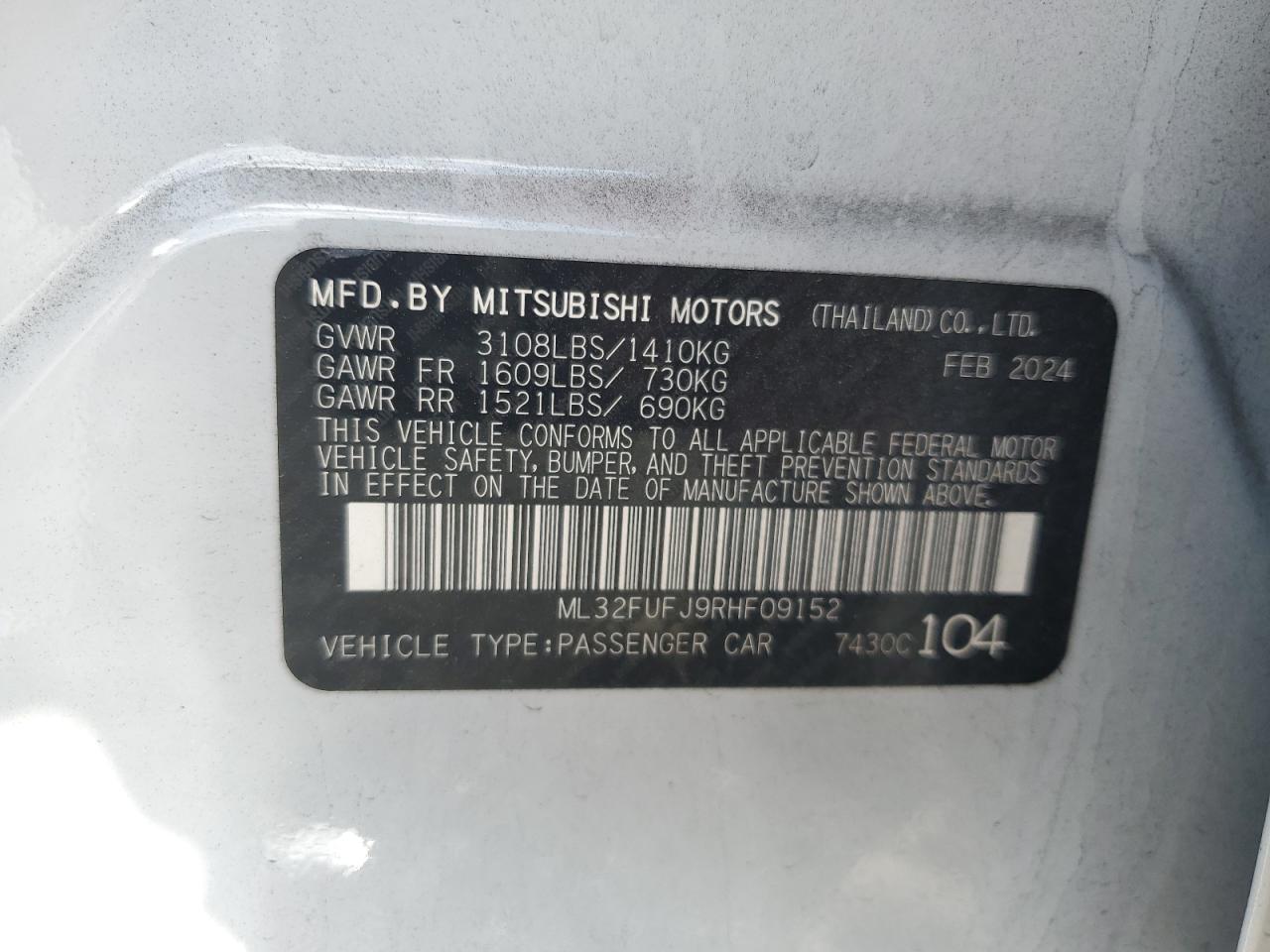 2024 Mitsubishi Mirage - Image 13