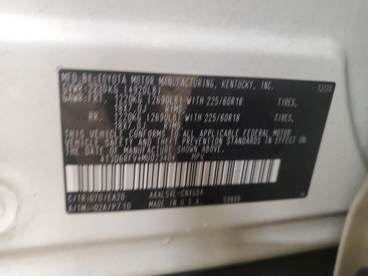 2021 Toyota RAV 4 - Image 15