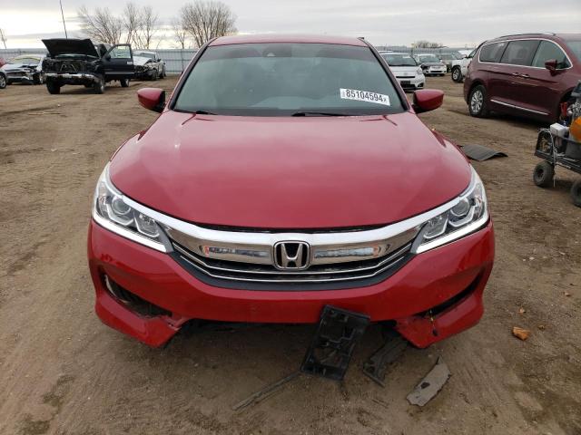  HONDA ACCORD 2016 Czerwony