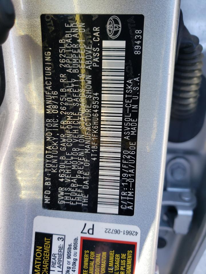2017 Toyota Camry - Image 13