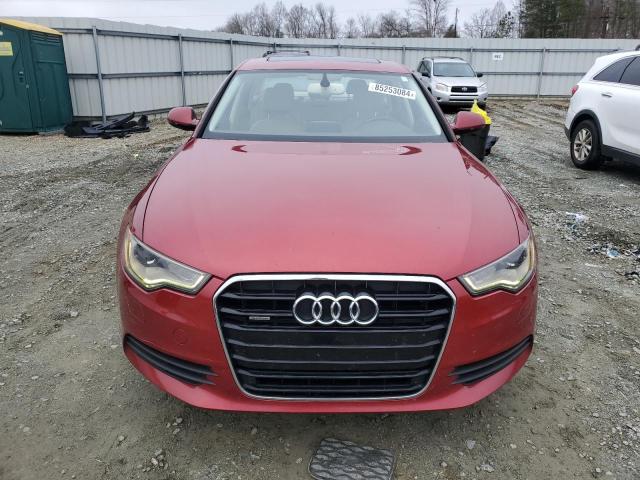  AUDI A6 2014 Czerwony