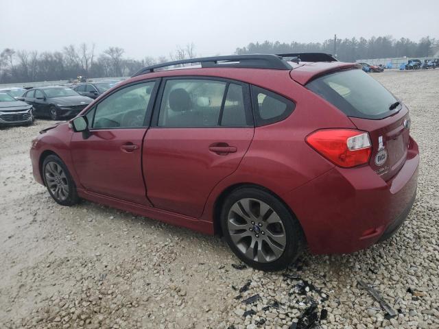  SUBARU IMPREZA 2015 Бордовий