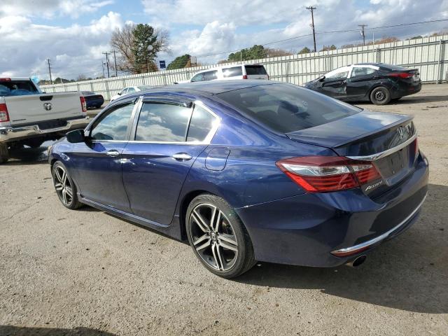  HONDA ACCORD 2017 Blue