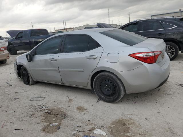  TOYOTA COROLLA 2016 Silver