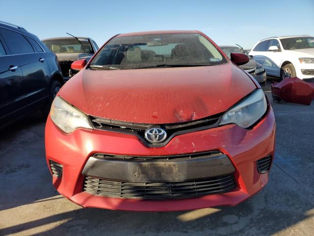  TOYOTA COROLLA 2016 Czerwony