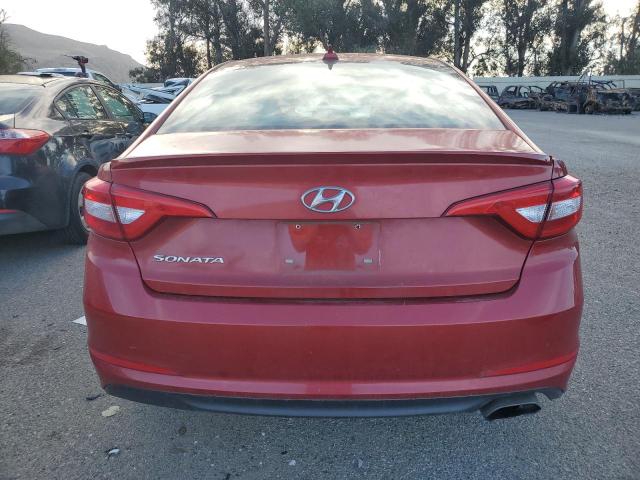  HYUNDAI SONATA 2017 Czerwony