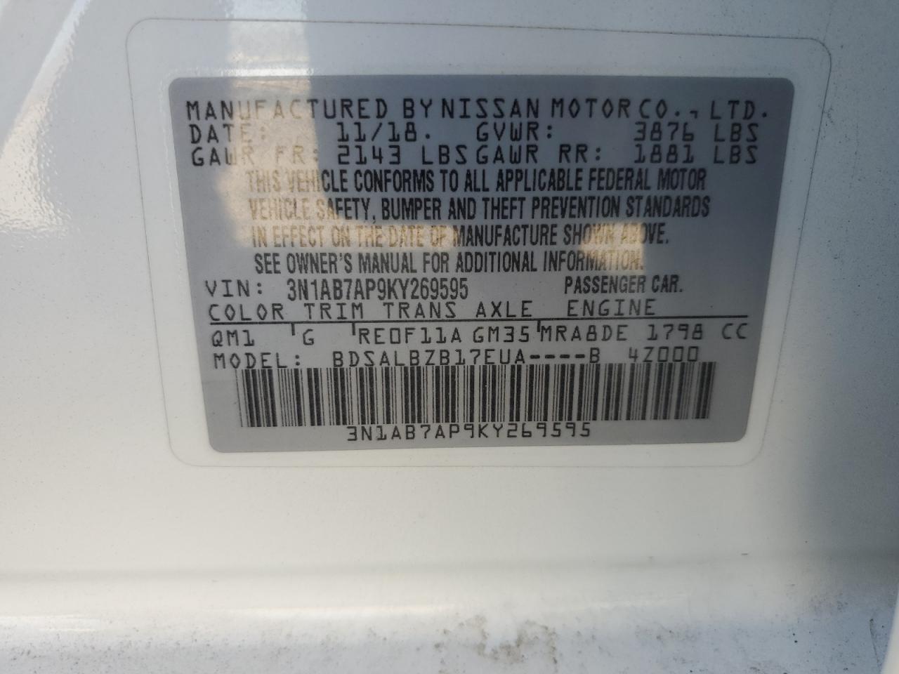 2019 Nissan Sentra - Image 12