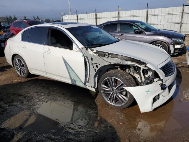  INFINITI G37 2012 White