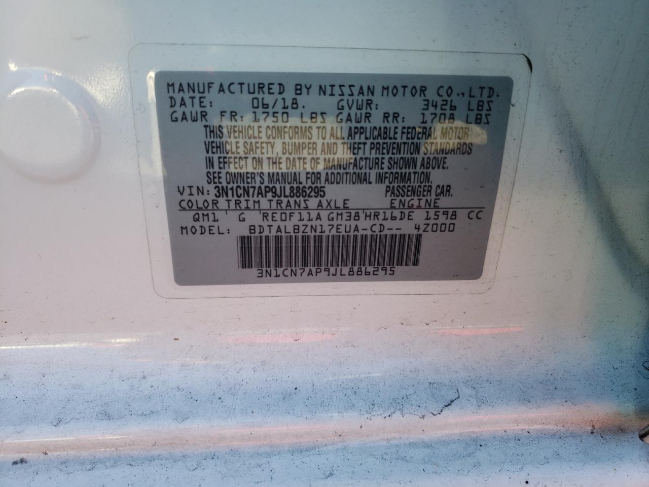 2018 Nissan Versa - Image 12