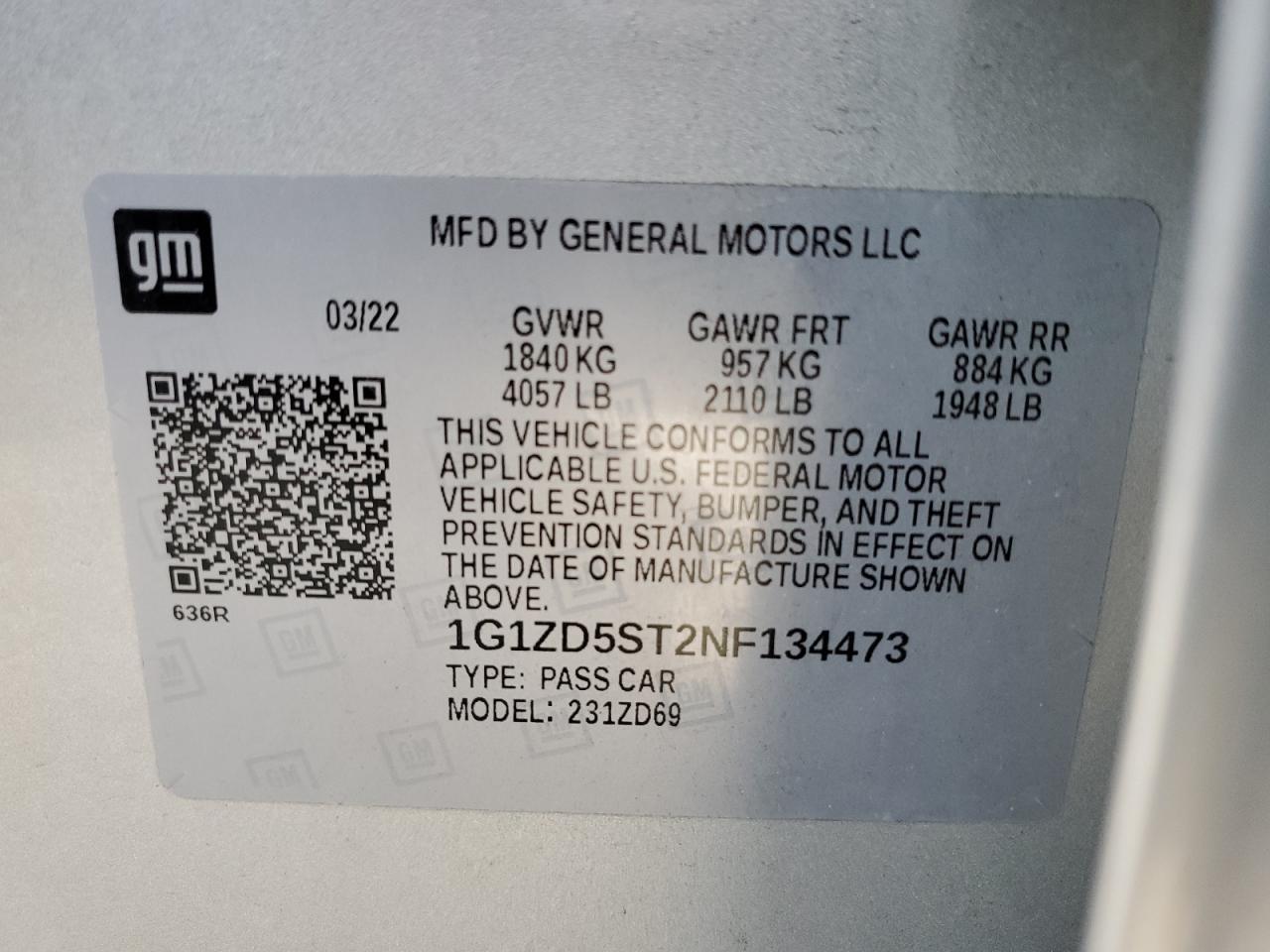 2022 Chevrolet Malibu - Image 13