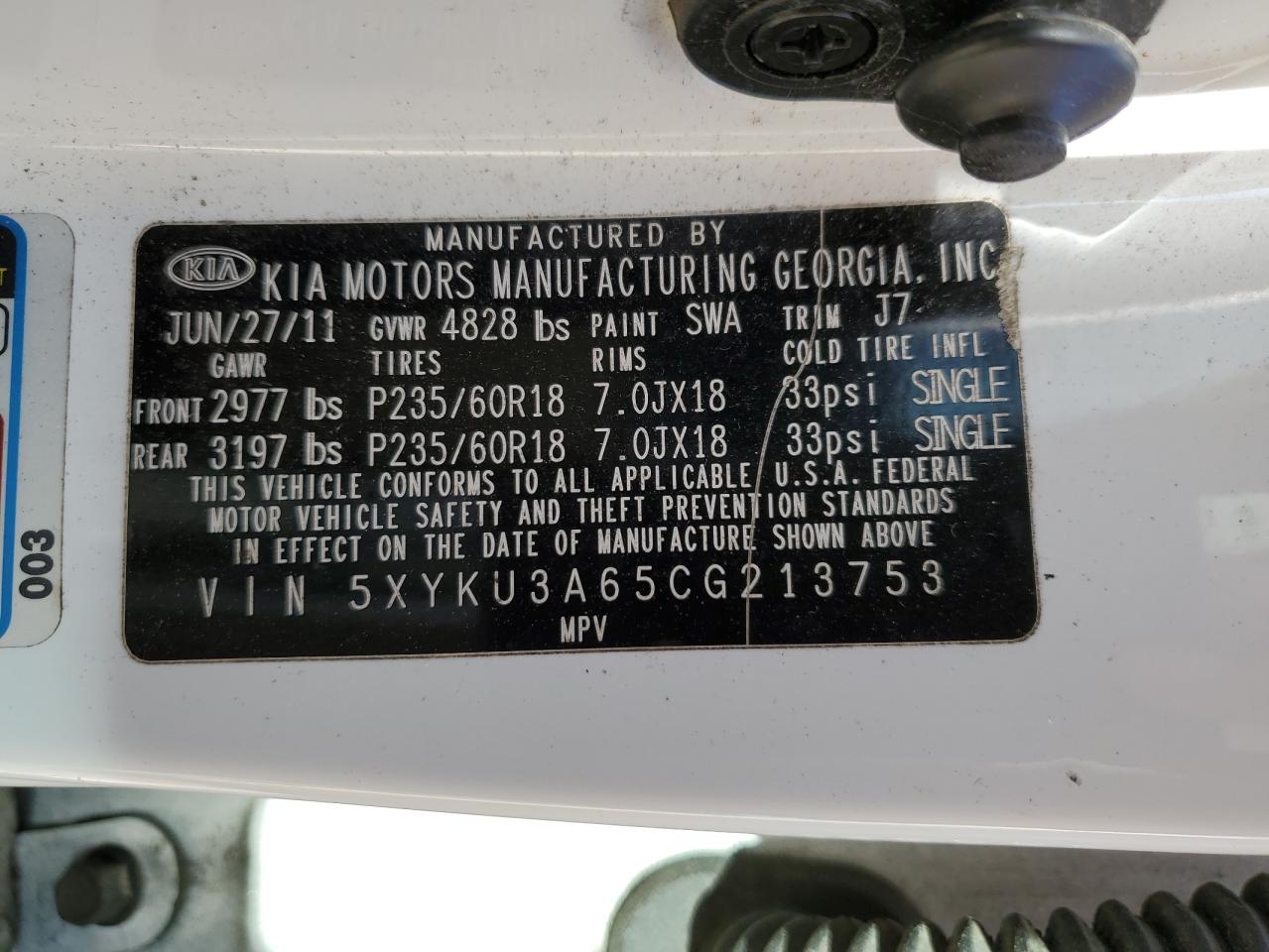 2012 Kia Sorento - Image 15