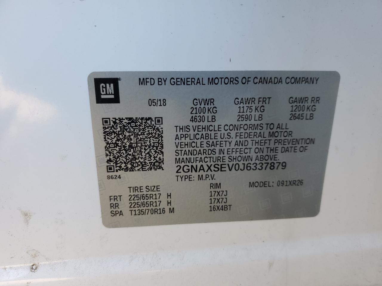 2018 Chevrolet Equinox - Image 13