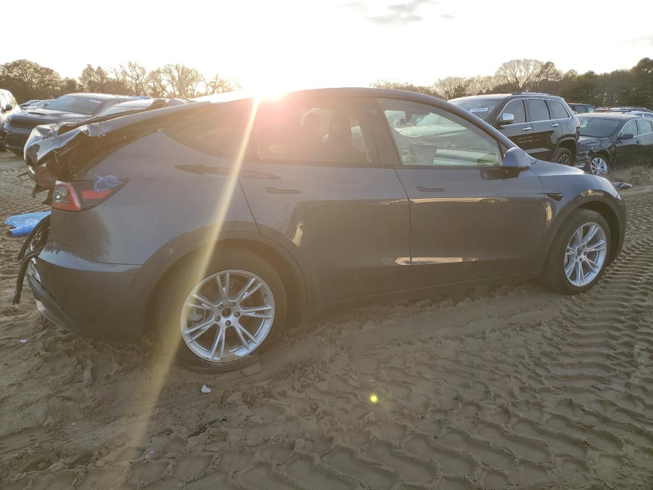 VIN 5YJYGDEE6MF109838 2021 TESLA MODEL Y no.3