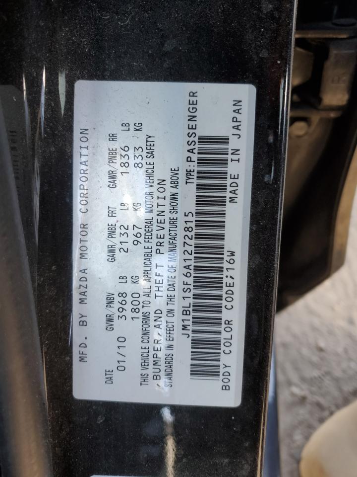 2010 Mazda 3 I VIN: JM1BL1SF6A1272815 Lot: 85966964