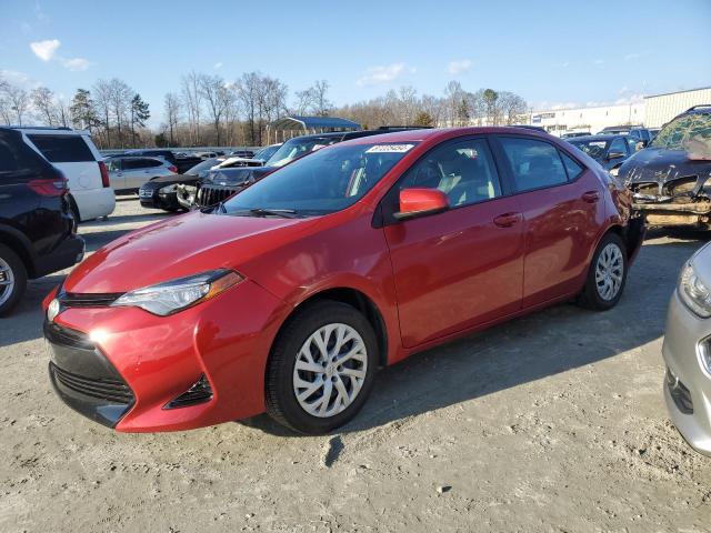 Sedans TOYOTA COROLLA 2017 Red