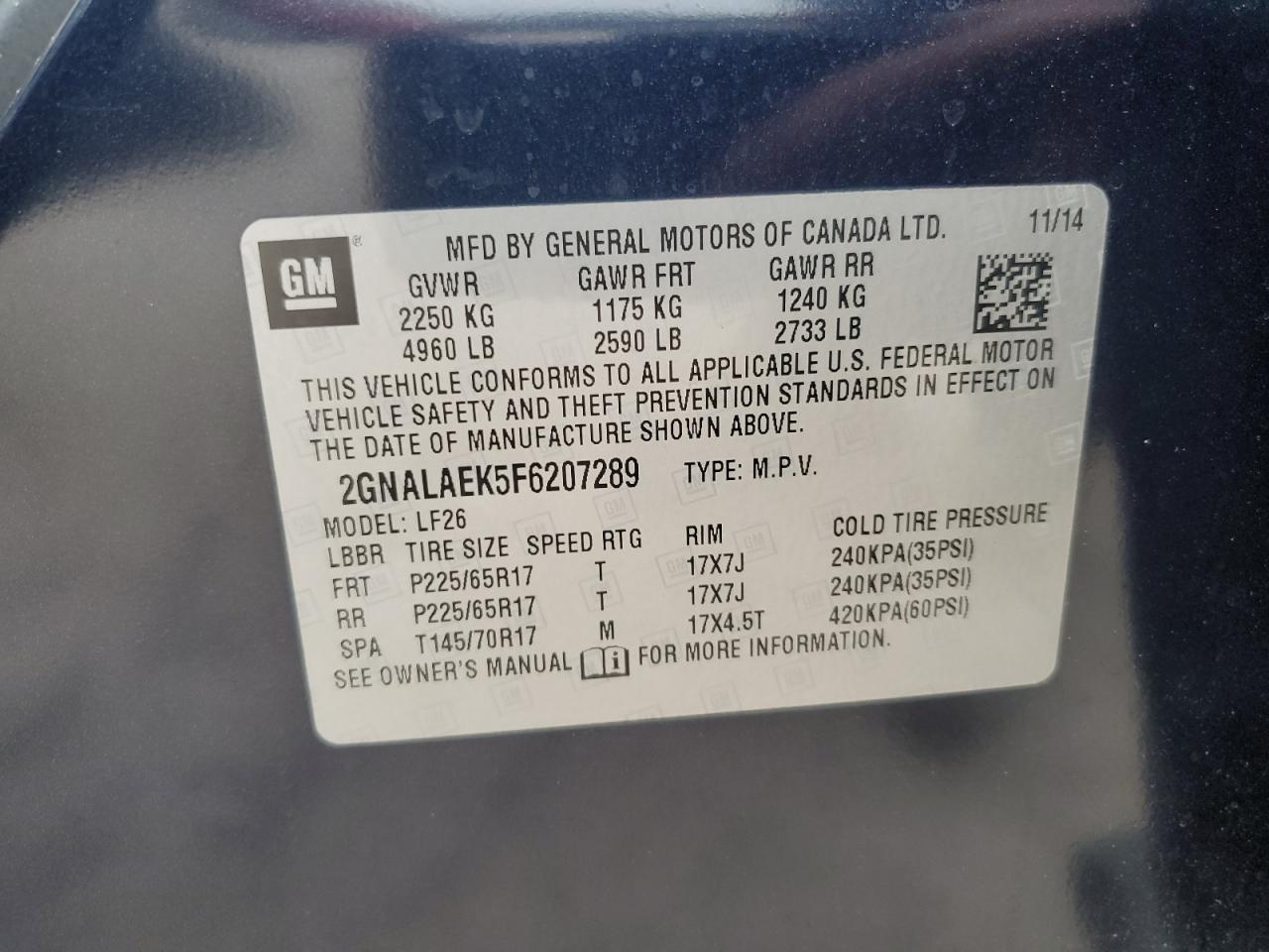 2015 Chevrolet Equinox - Image 13