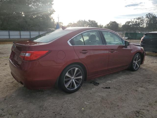  SUBARU LEGACY 2017 Czerwony