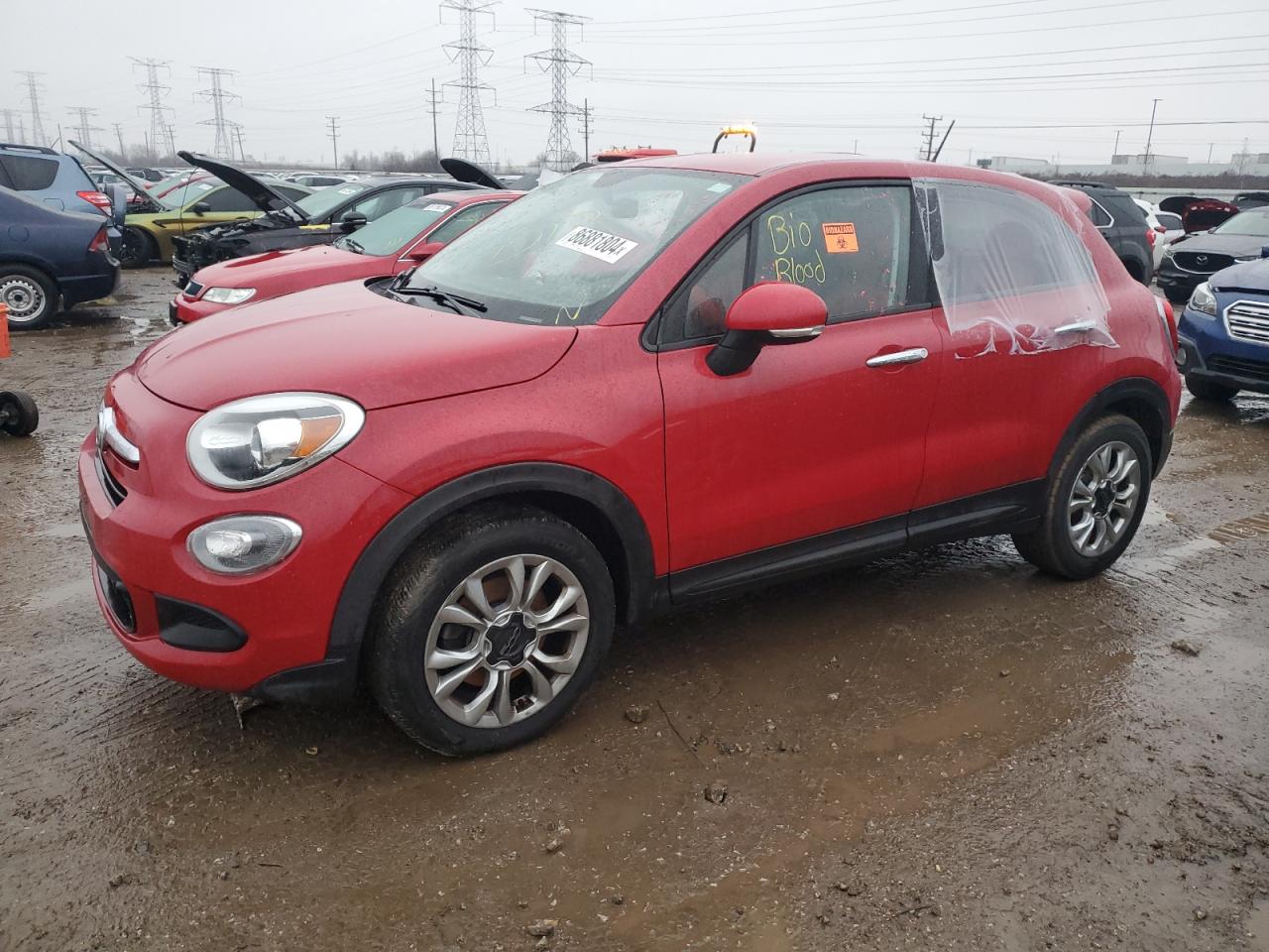 2016 Fiat 500X Easy VIN: ZFBCFXBT2GP351279 Lot: 86881804