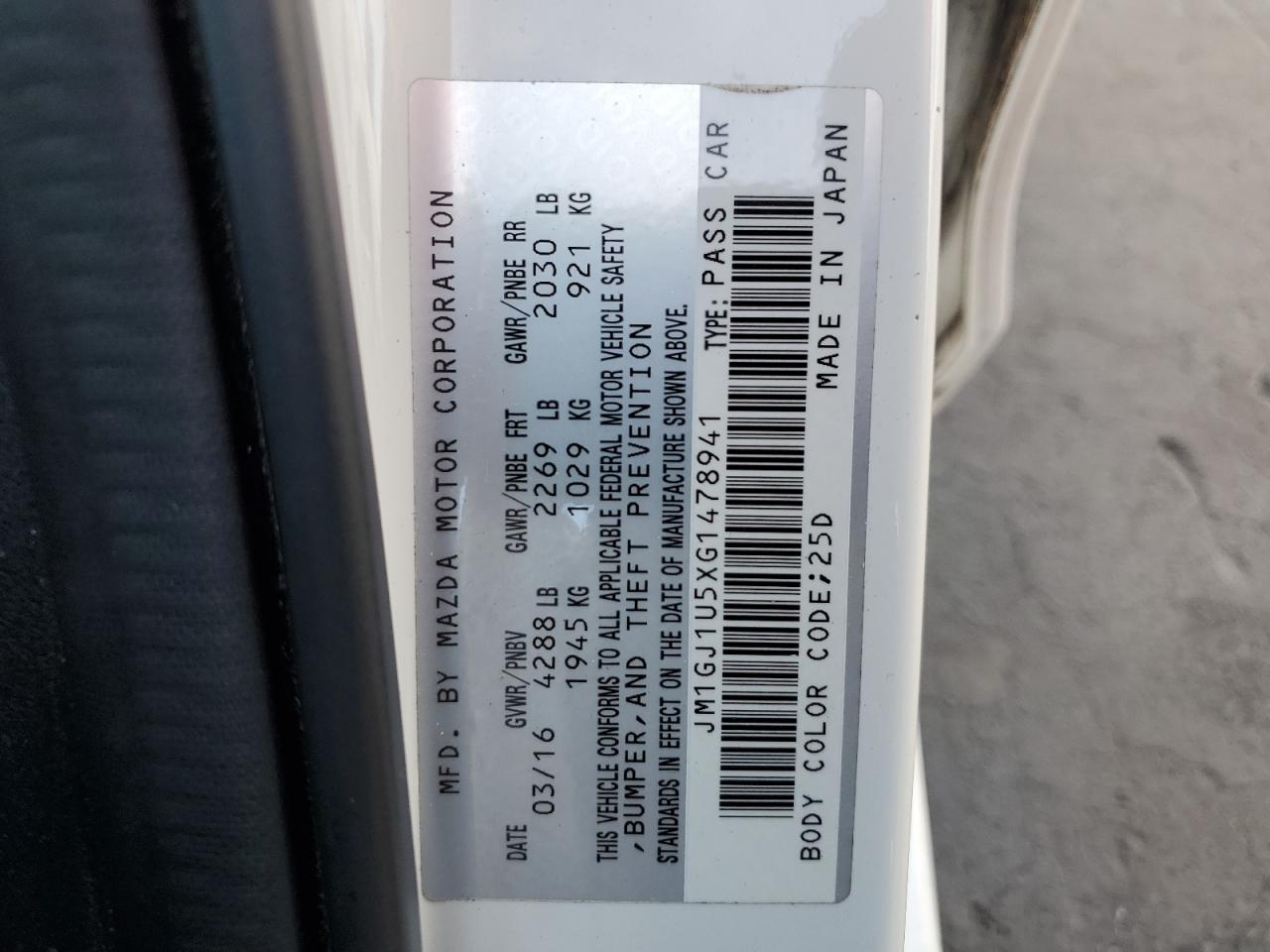 2016 Mazda 6 - Image 12
