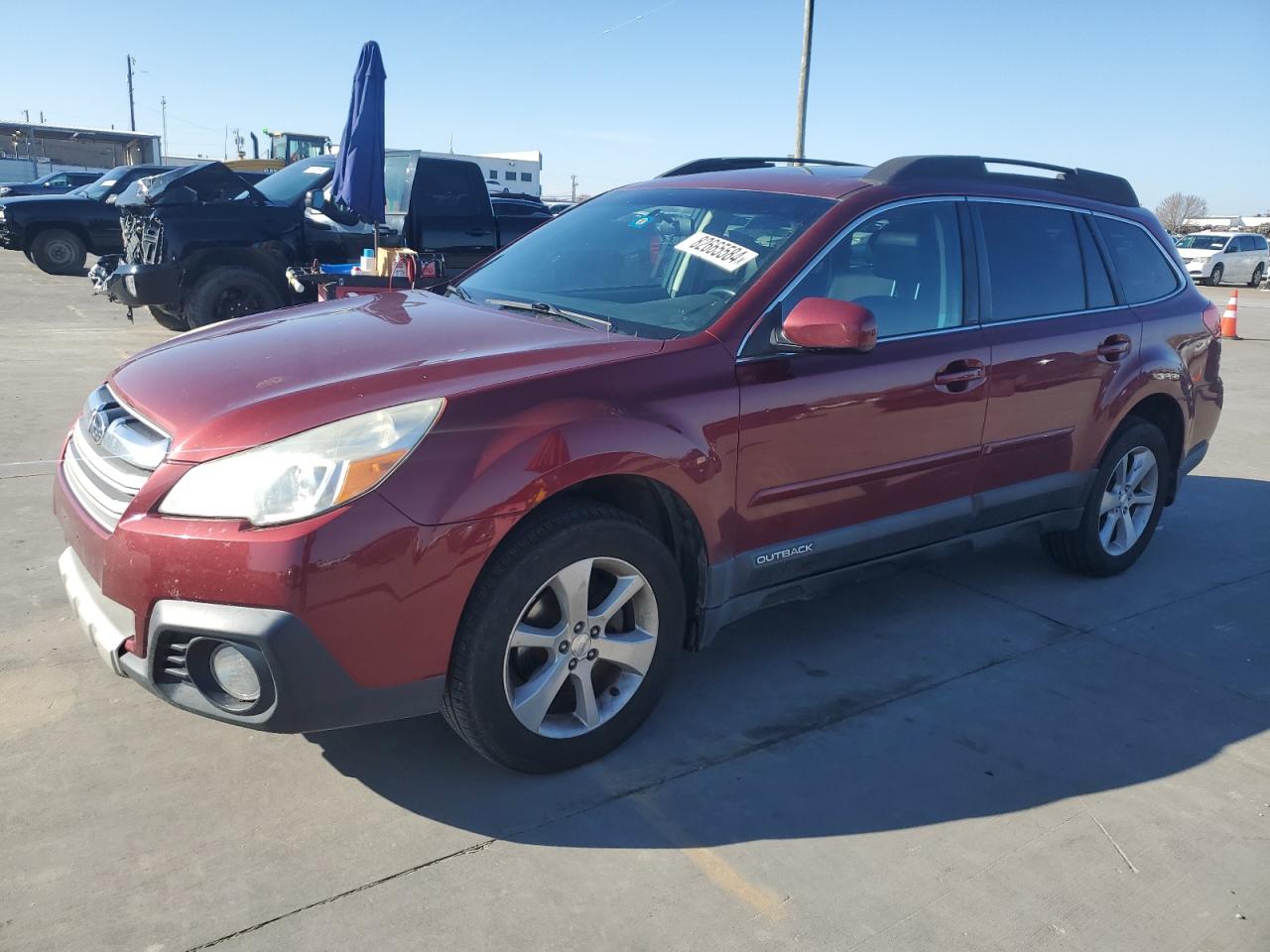 VIN 4S4BRCKCXD3234802 2013 SUBARU OUTBACK no.1