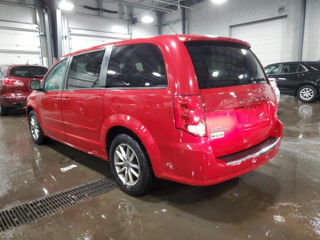  DODGE CARAVAN 2014 Czerwony