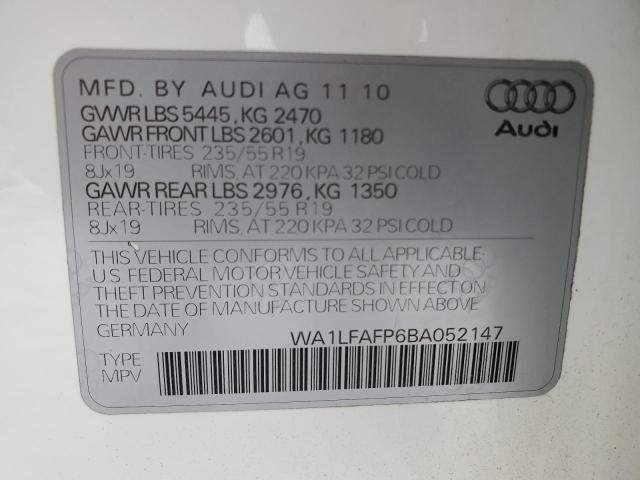 2011 AUDI Q5 PREMIUM PLUS